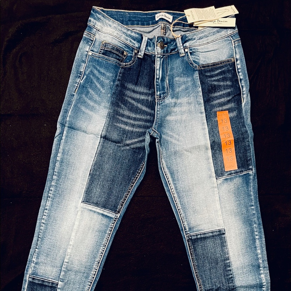 Blocked jeans